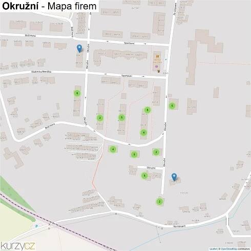 Okružní - mapy | Kurzy.cz