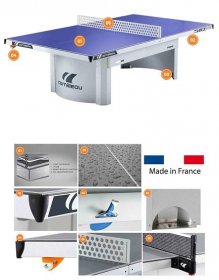 Stůl na stolní tenis CORNILLEAU PRO 510 Outdoor, modrý | cornilleau.cz