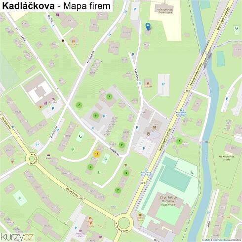 Kadláčkova - mapy | Kurzy.cz