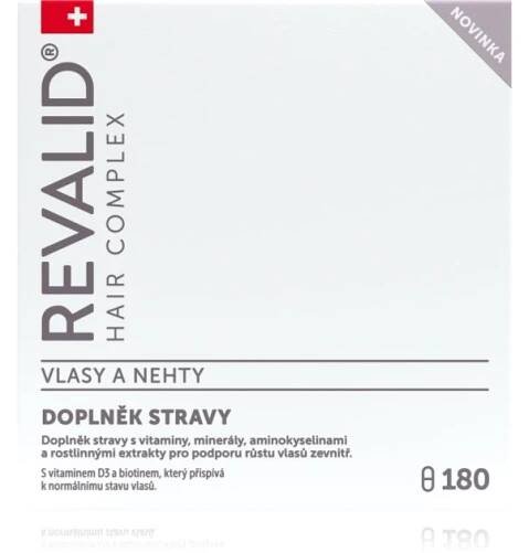 Revalid Hair Complex Vlasy a Nehty kapsle pro podporu růstu vlasů a kvalitu nehtů 180 kapslí od 1 130 Kč - Heureka.cz