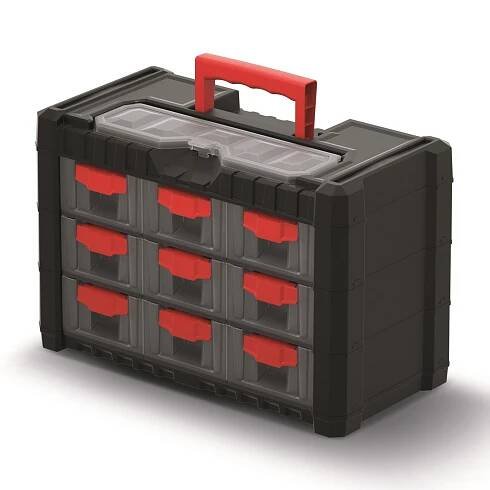Kistenberg Organizér Multicase Cargo 400 × 260 × 200 mm; 9 zásuvek