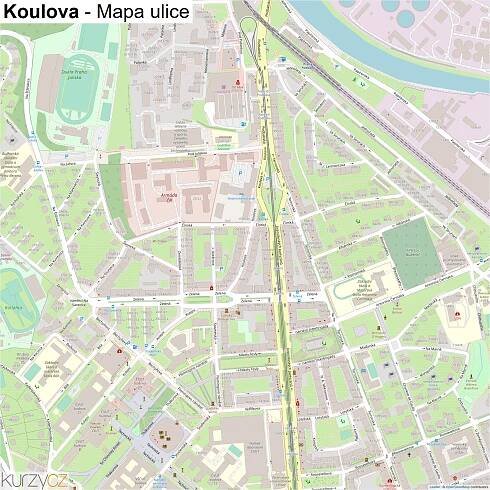 Koulova - mapy | Kurzy.cz
