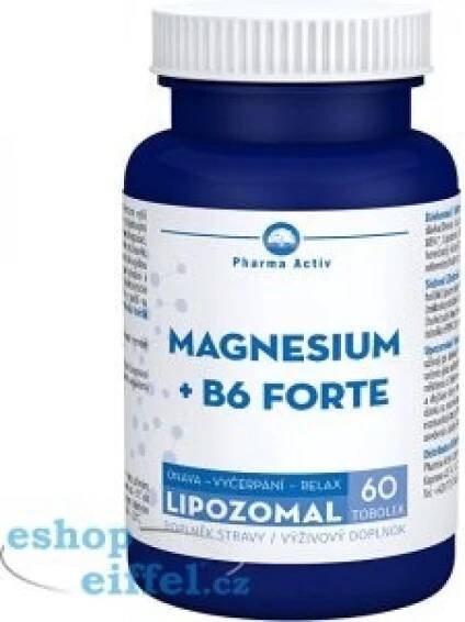 Pharma Activ Lipozomal magnesium + B6 forte 60 tobolek