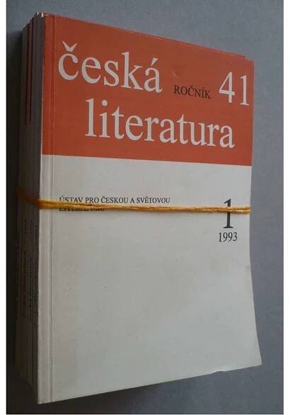 Česká literatura, roč. 41/1993