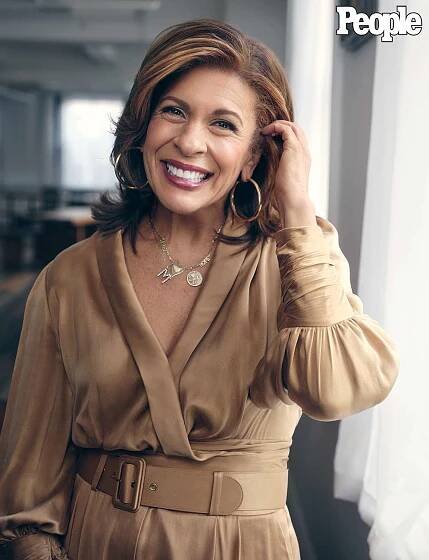 Hoda Kotb photographed for People magazine on feb. 26, 2024 by Brian Doben at Gary's Loft in NYC