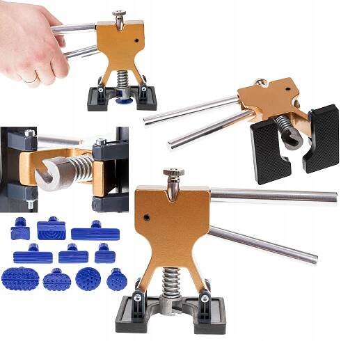 SADA PDR PRO ODSTRAŇOVÁNÍ PROMÁČKLIN VYTAHOVÁNÍ KAROSERIÍ 10 adaptérů