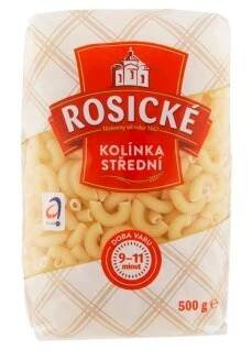 Rosické těstoviny Cornetti kolínka střední
