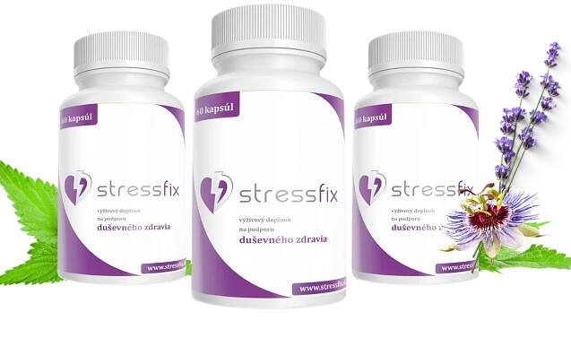 StressFix - 3 balenia pre lepší spánok, menej stresu a nervozity