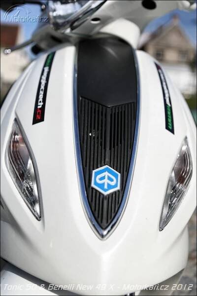 Fotogalerie Piaggio Fly 50 & Sym Tonic 50 & Benelli New X 49 | Motorkáři.cz