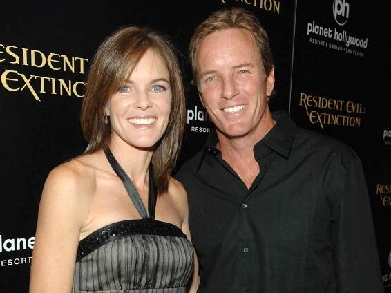 Susan Walters and Linden Ashby arrive at The World Premiere of Resident Evil: Extinction in 2007