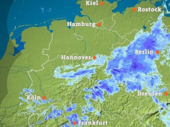 Regenradar Deutschland: Aktueller Niederschlag