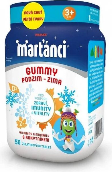 Walmark Marťánci Gummy PODZIM-ZIMA 50 tablet