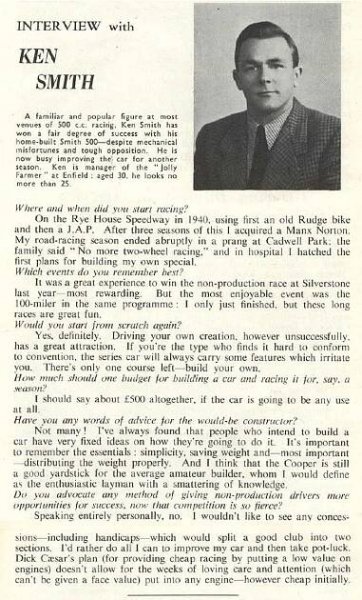 Ken Smith – 500race.org