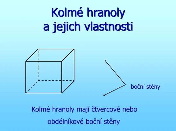 PPT - Kolmé hranoly, jejich objem a povrch PowerPoint Presentation, free download - ID:3754559