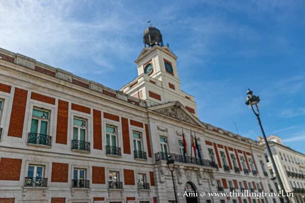 Royal house of Post Office in Madrid