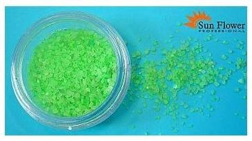 Zdobení nehtů - Drcené sklo KS34 zelené