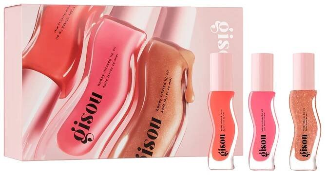 E-shop GISOU - Honey Infused Gloss Hour Edition – Sada olejů na rty
