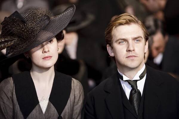 Panství Downton - Epizoda 2 - Z filmu - Michelle Dockery, Dan Stevens