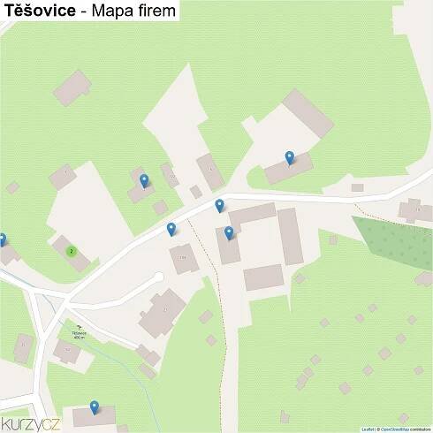 Těšovice - mapy | Kurzy.cz