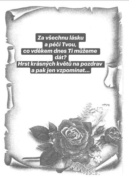 a black and white drawing of roses on a piece of paper with the words in german
