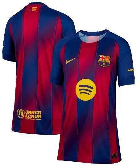  Barcelona Nike Youth 2025/26 Home Replica Jersey - Blue