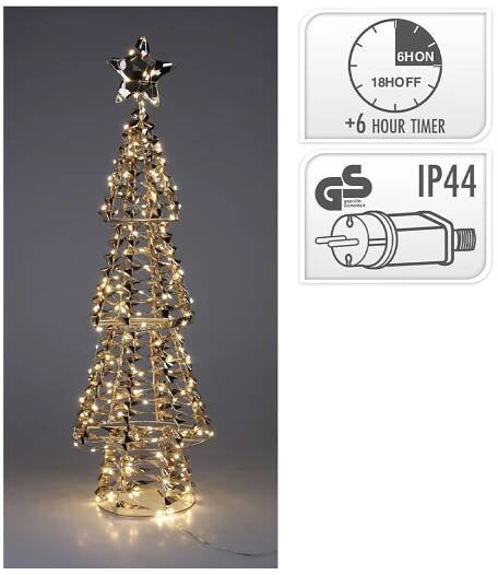 Vánoční stromek svítící 80x LED, výška 68 cm