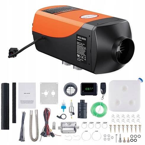 Topení Postojový ohřívač 5KW 12V 0.12-0.52L/H s LCD displejem Výrobce dílů ostatní