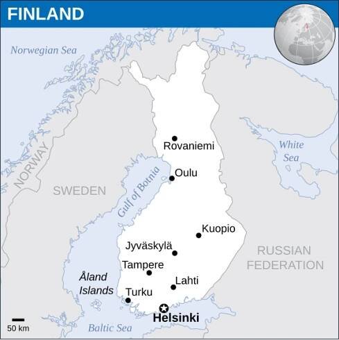 Finsko - Mapa umístění (2013) - FIN - UNOCHA.svg