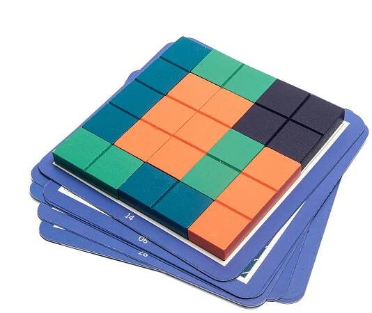 Logické puzzle - čtverec | Agátin svět