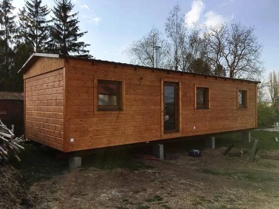 Celoročně zateplený mobilheim v Hradci Králové