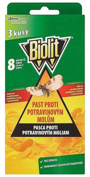 Biolit Eco lapač potravinových molů 3 ks