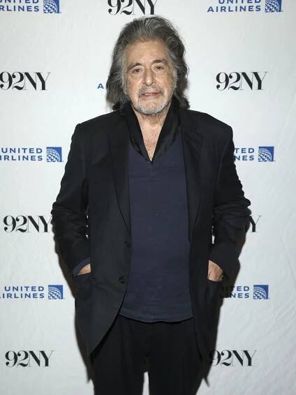 Al Pacino poses in suit