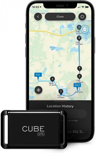 Cube Real Time GPS Dog & Cat Tracker