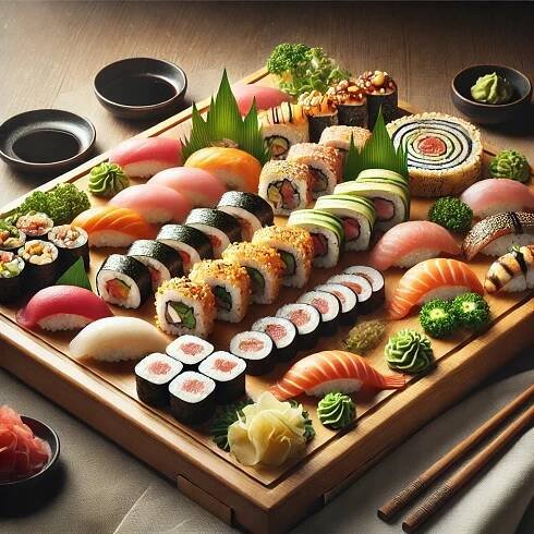 Ideální rýže pro Sushi Nakato 1 kg - prémiová rýže Výrobek neobsahuje barviva konzervační látky