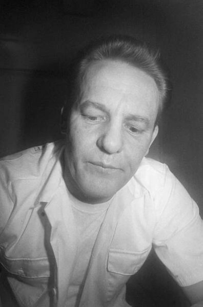 Charles Harrelson, Woody Harrelson's father - black and white image