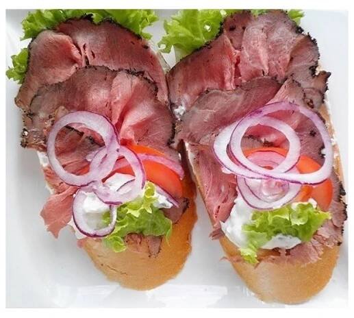 Chlebíček roastbeef