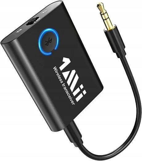 BLUETOOTH TV ADAPTÉR SLUCHÁTKA VYSÍLAČ MP3 MP4 PŘIJÍMAČ HD AUDIO ČERNÝ
