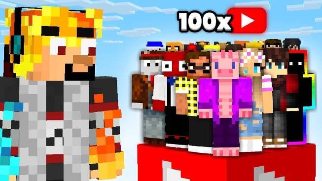 Zavřel jsem 100 YOUTUBERŮ na mém serveru..