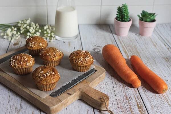 Mrkvové muffiny – recepty - vegan.cz