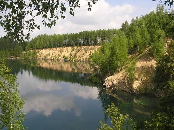 Horní Cerekev - zatopený lom - Vodní nádrž