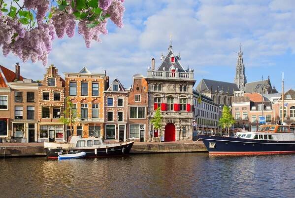 Nizozemsko Haarlem, canal
