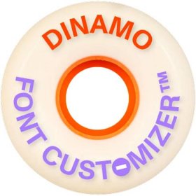 Dinamo Sticker Font Customizer 1