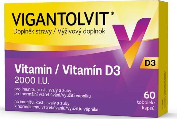 Vigantolvit D3 2000 I.U. 60 tbl.