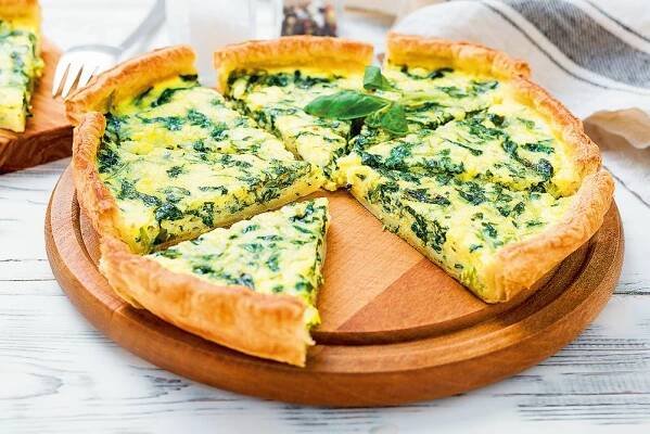Quiche se špenátem