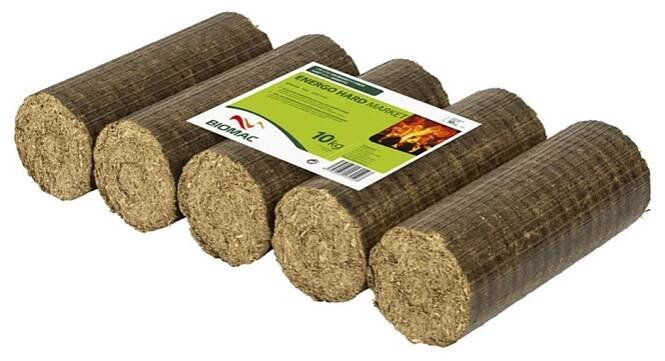 Brikety dřevěné válec ENERGOHARD MARKET, dub/buk, 10kg