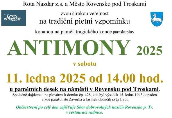 Antimony 2025 - Oficiální stránka obce Malá Skála