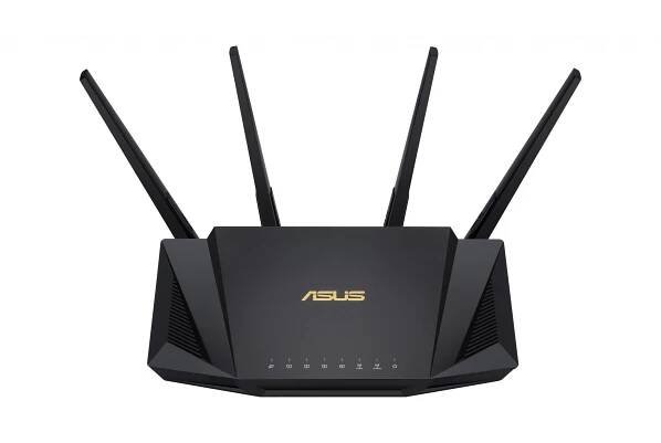 ASUS RT-AX58U / WiFi Router AX3000 / 2.4GHz - 574Mbps / 5GHz - 2402Mbps / WAN + 4x LAN / USB 3.1