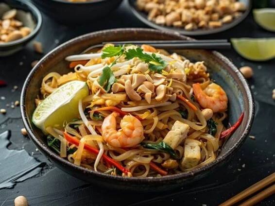 Pad Thai s krevetami