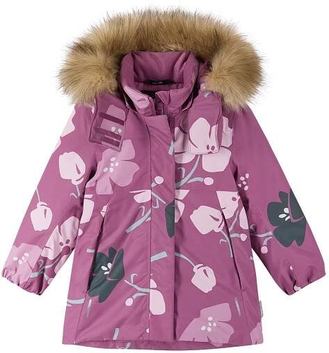 Dětská zimní bunda s membránou Reima Muurame - Red Violet