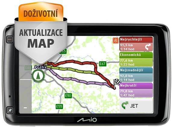 MIO Spirit 685u CAM FULL EUROPE, 2 roky aktualizace map + bezdrátová couvací kamera